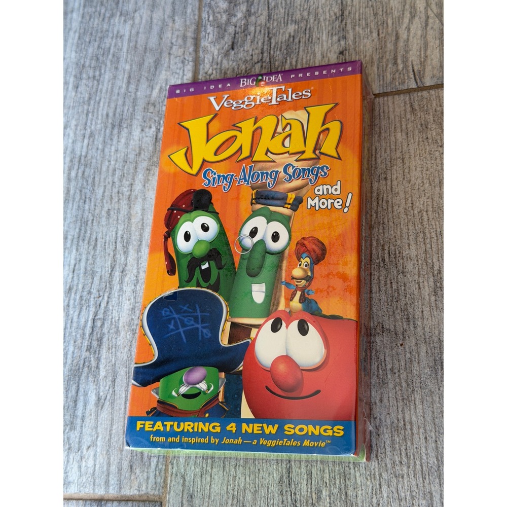 Big Idea VeggieTales Jonah Sing-Along Songs VHS NWT Sealed‎ Musical Video Tape